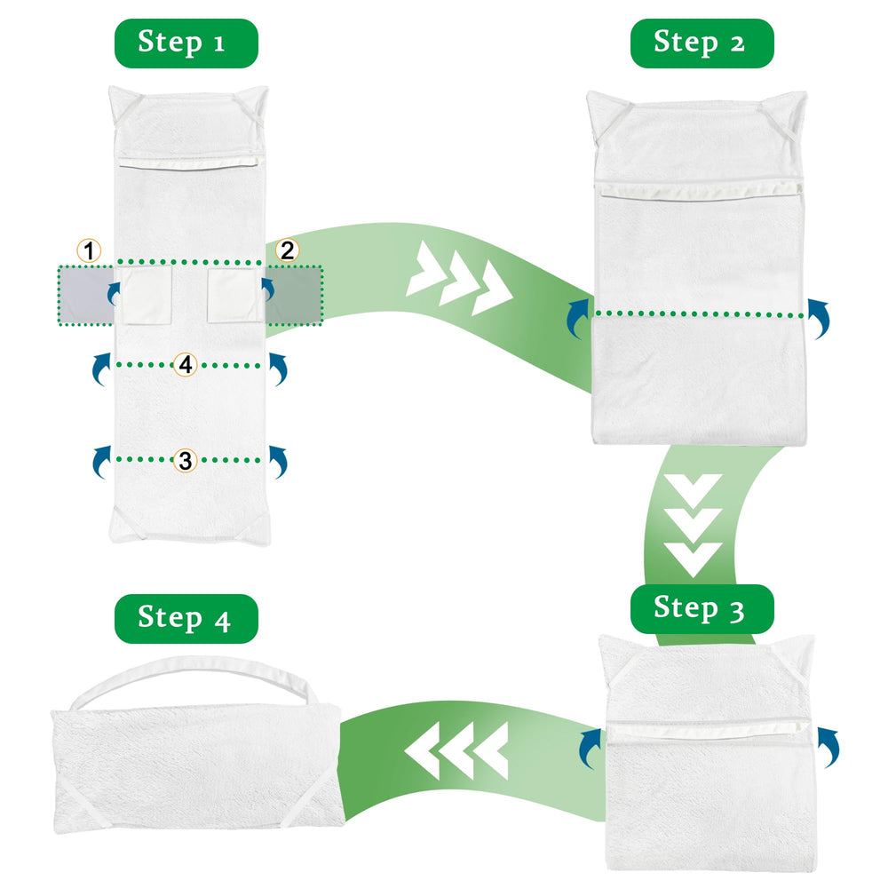 Ruikyhom towel cover in use on poolside lounger for comfortable lounging