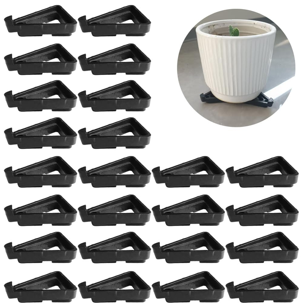 Ruinuonice pot feet front packaging showing 24 black feet and pack details for quick identification