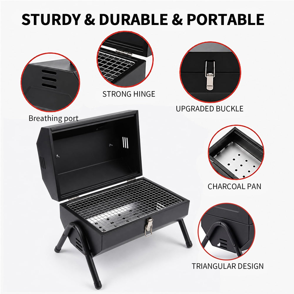 Run Jee charcoal tray and ventilation detail illustrating even heating and cleaner ash