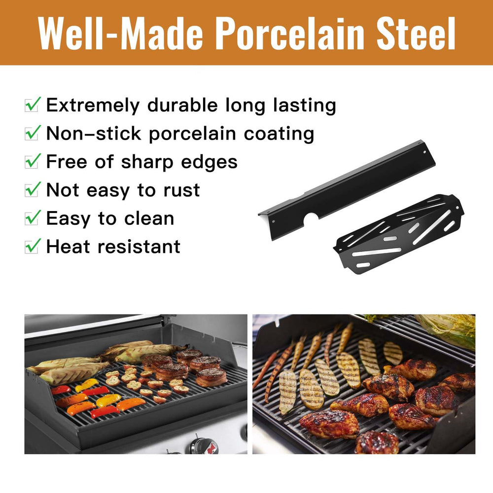 Rushare lifestyle backyard grill scene with bars installed showing improved grilling performance