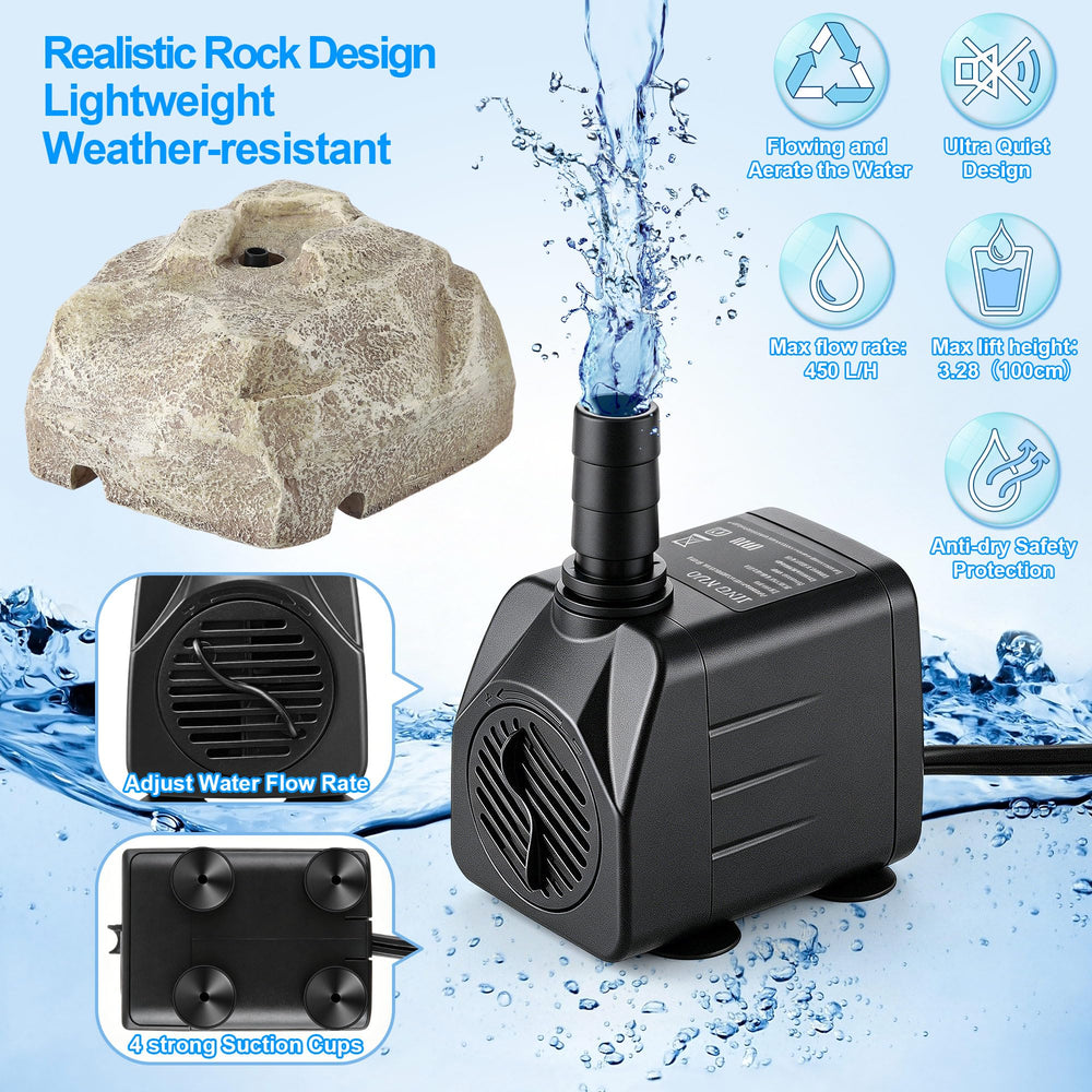 Saillong submersible pump detail showing compact design and easy installation benefit
