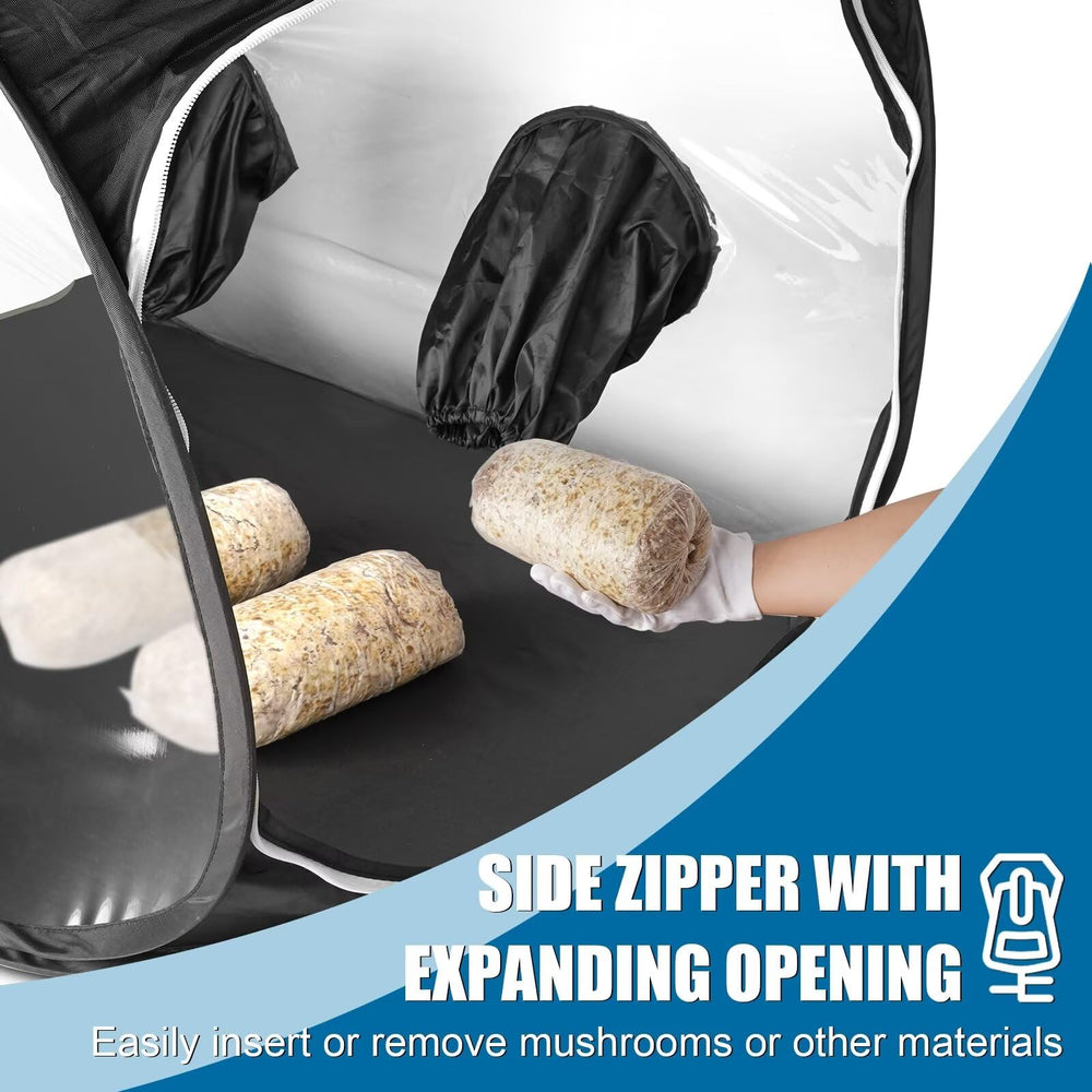 Salcod dual zipper opening showing easy loading and quick access benefit
