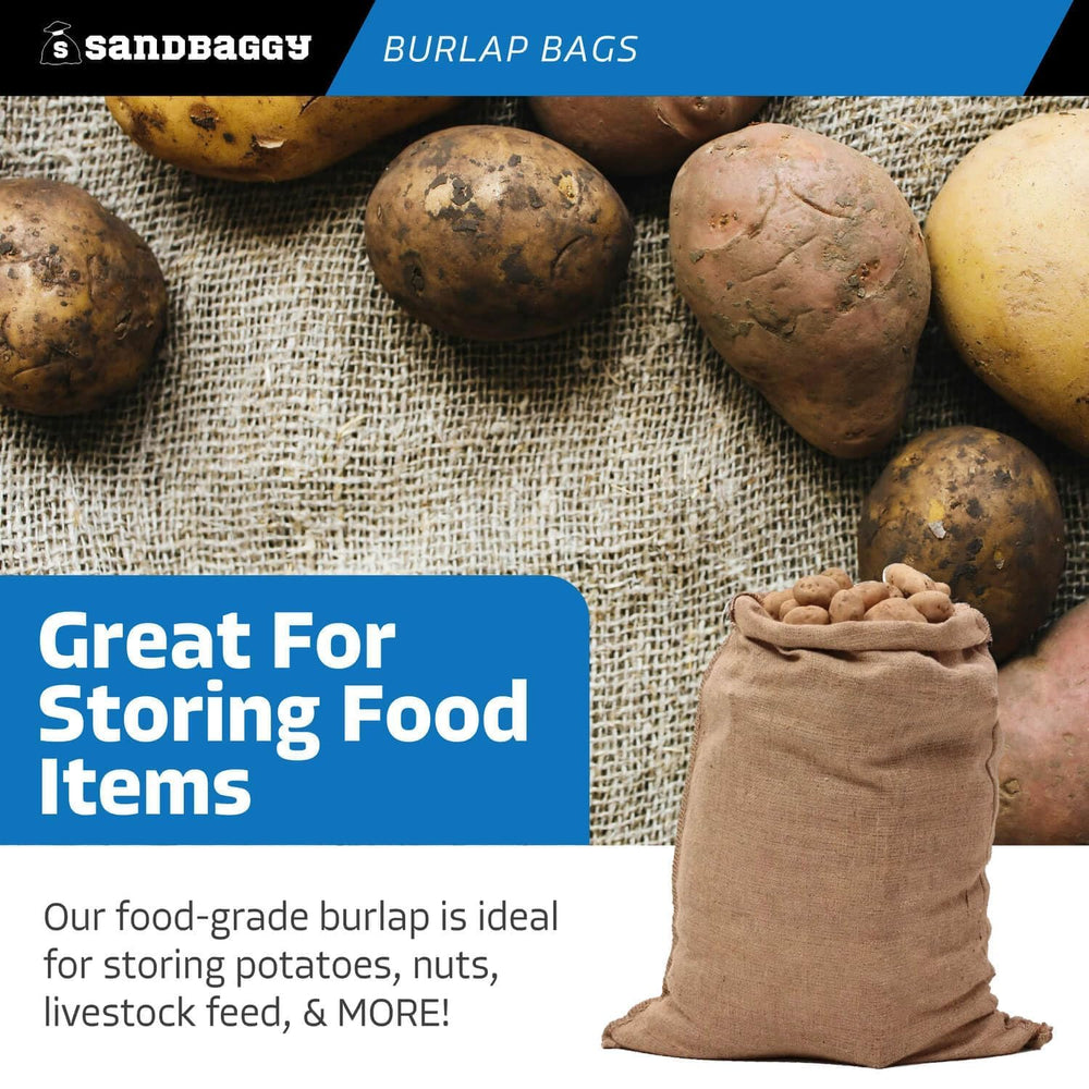 Sandbaggy bag holding heavy items illustrating 50lb capacity and rugged support benefit
