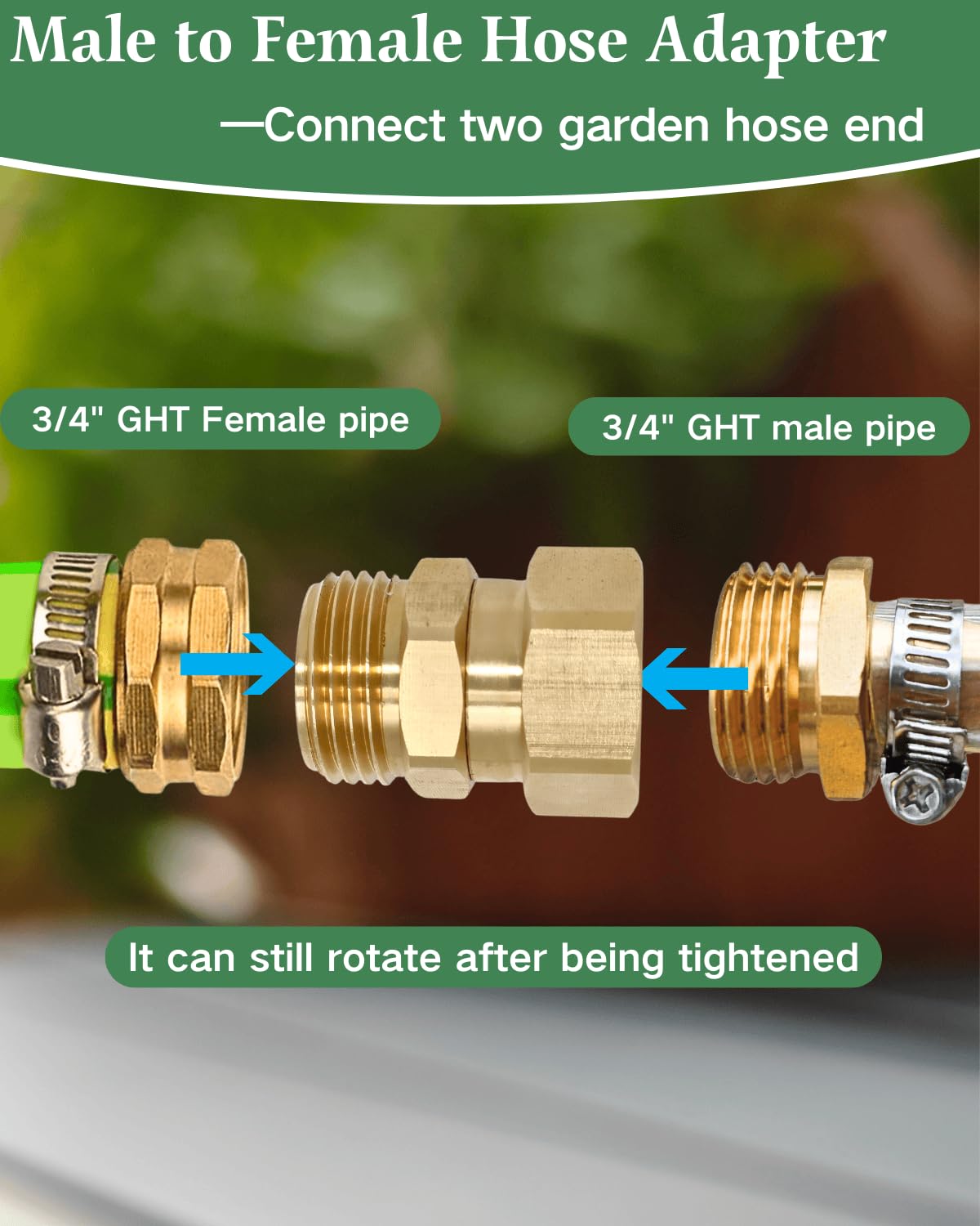 SARANICE adapter connected to pressure washer gun enabling easy rotation