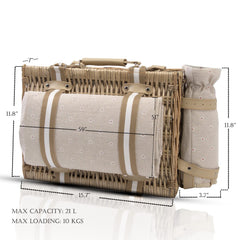 SatisInside insulated interior closeup demonstrating cooling protection for food and drinks