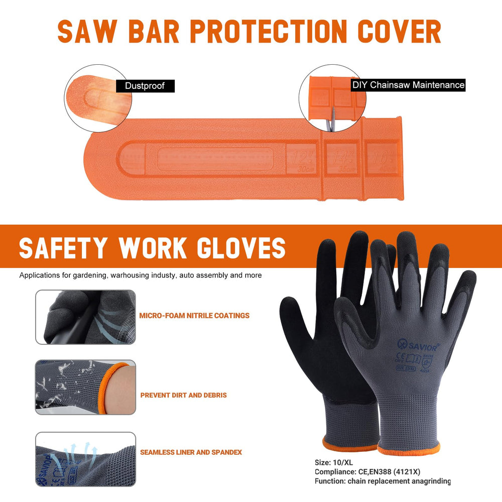 savior guide bar installed on a Stihl-style saw demonstrating fit and ease of installation