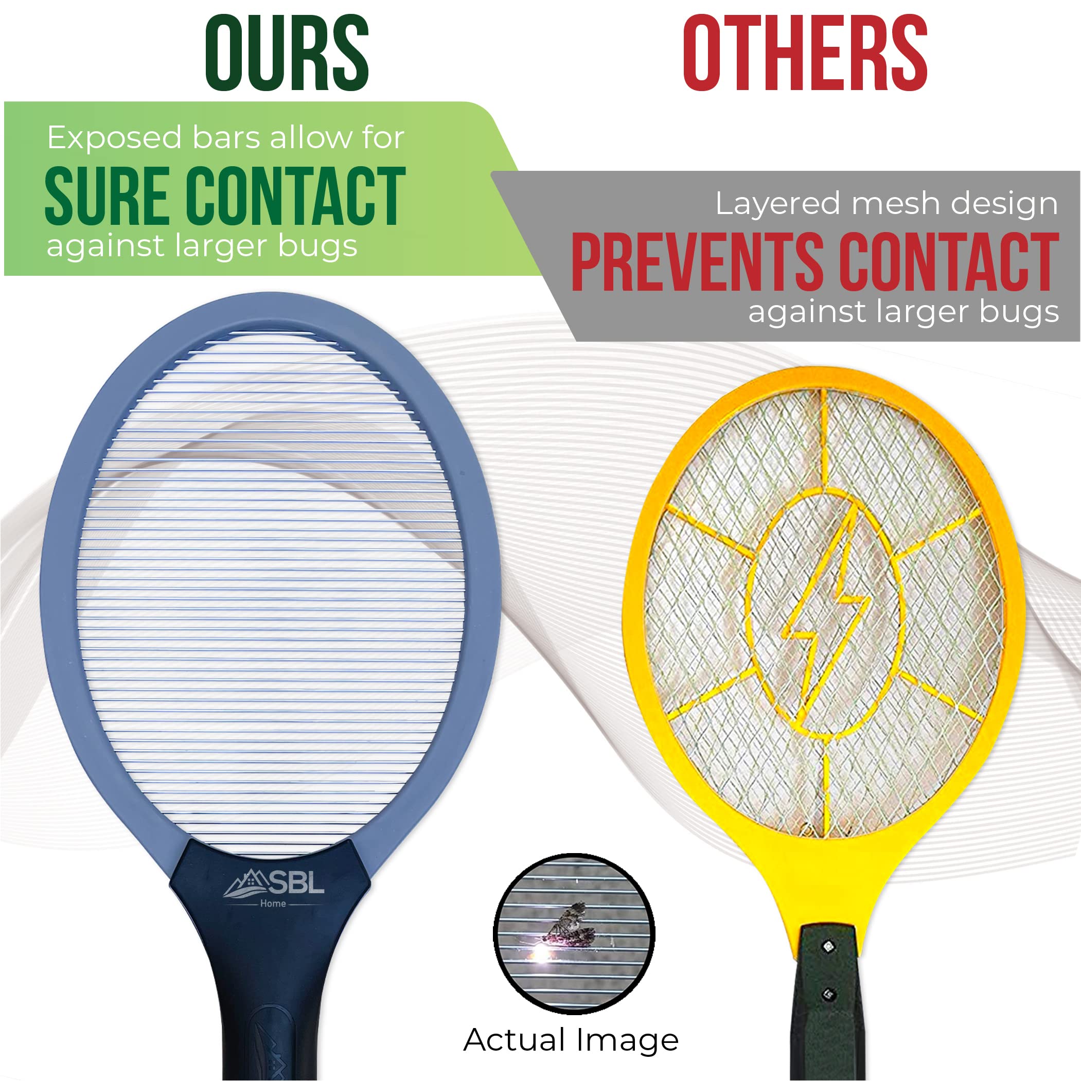 SBL Home in-use at night capturing mosquito showing fast pest removal