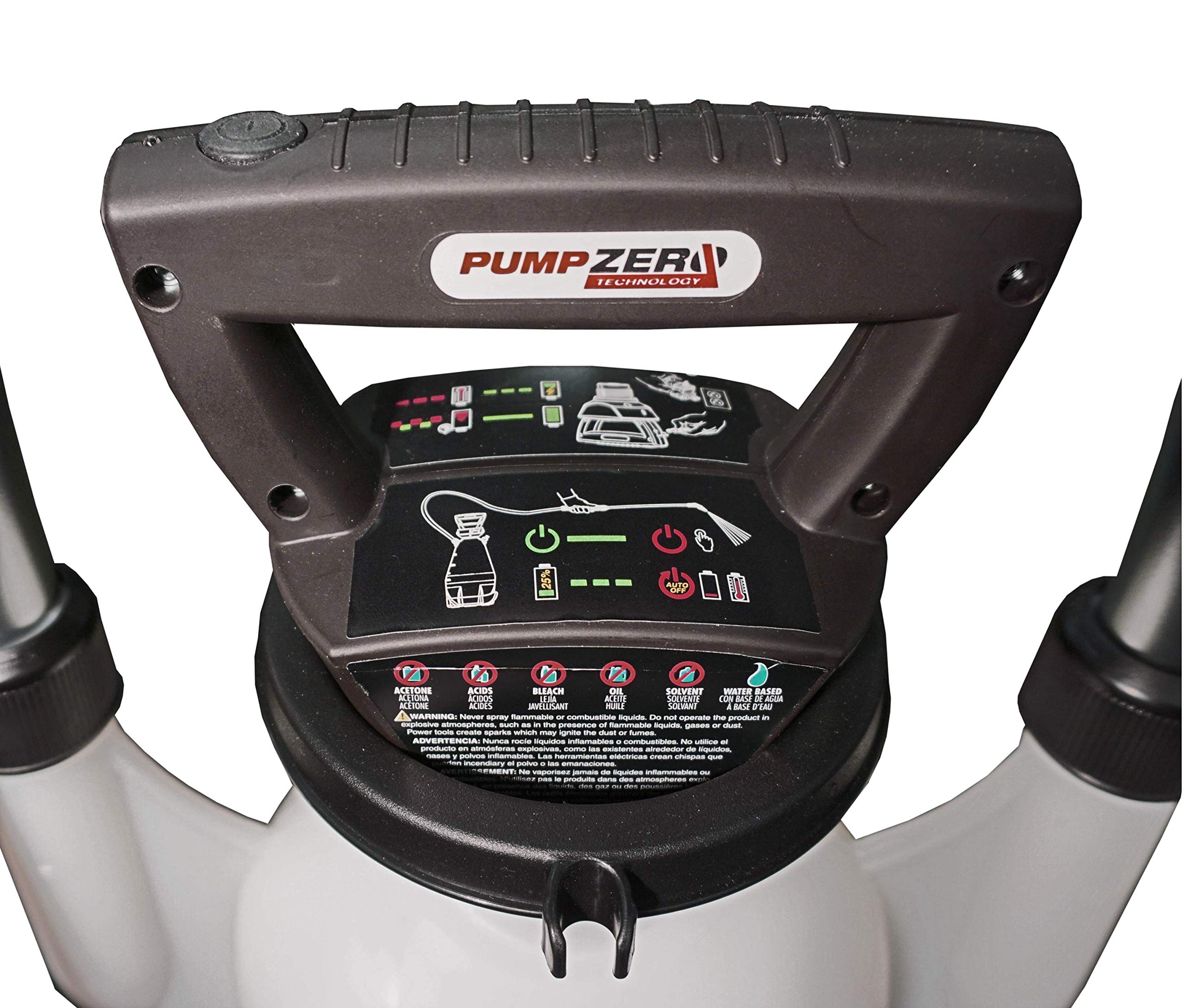 Scotts three-in-one nozzle displayed showing fan, stream and cone versatility