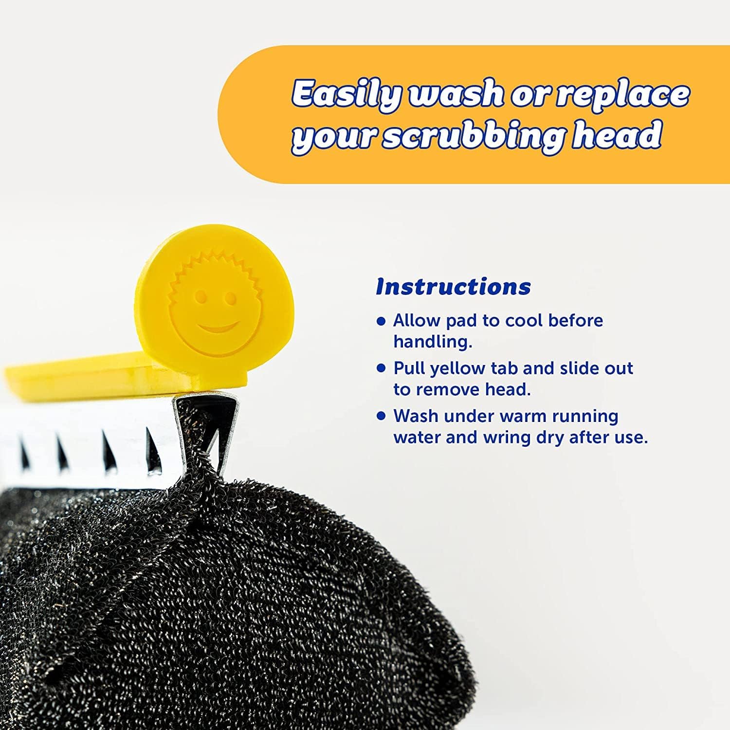 Scrub Daddy replacement refill head in package for easy refresh and extended use