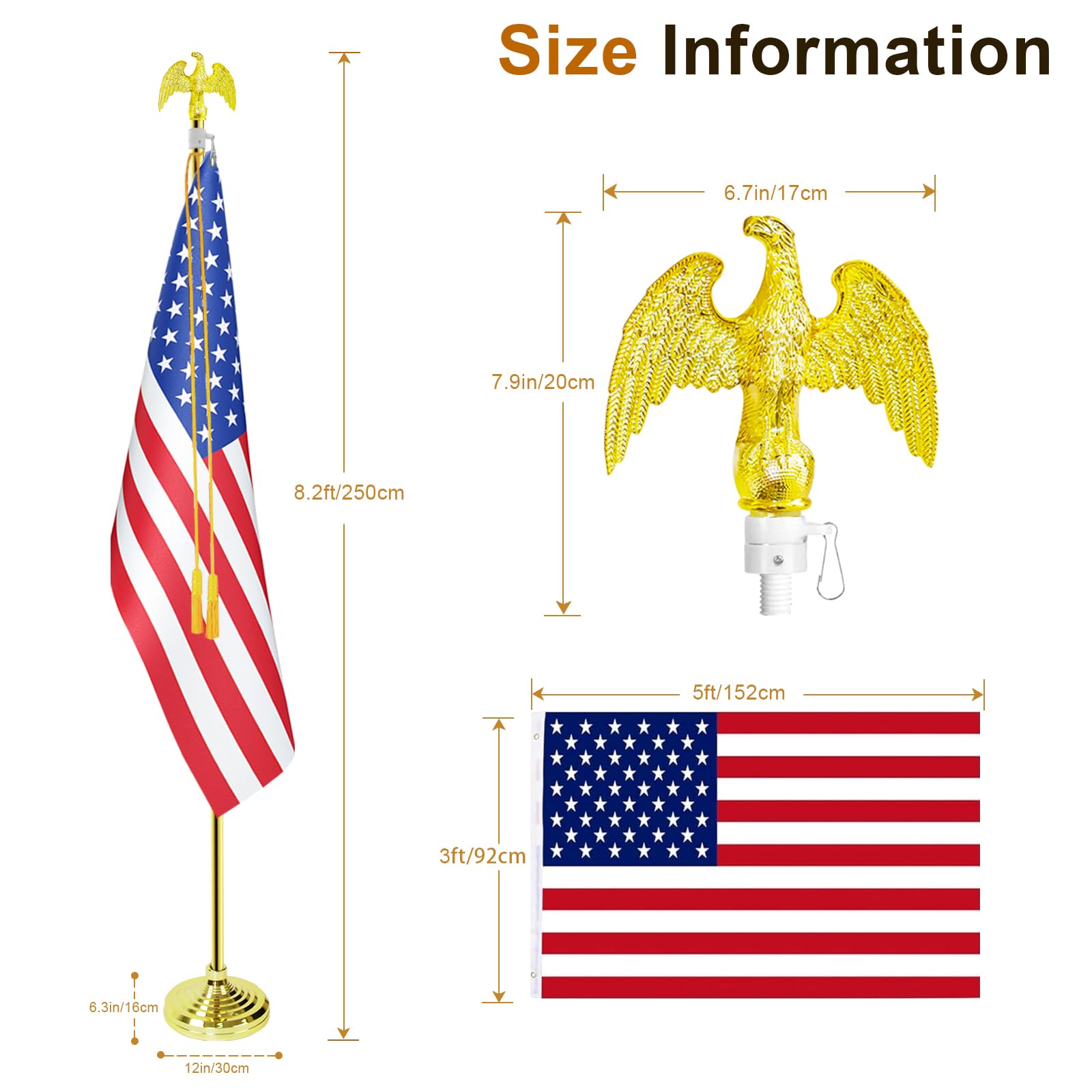 SCZS eagle topper detail highlighting classic look and ceremonial impact