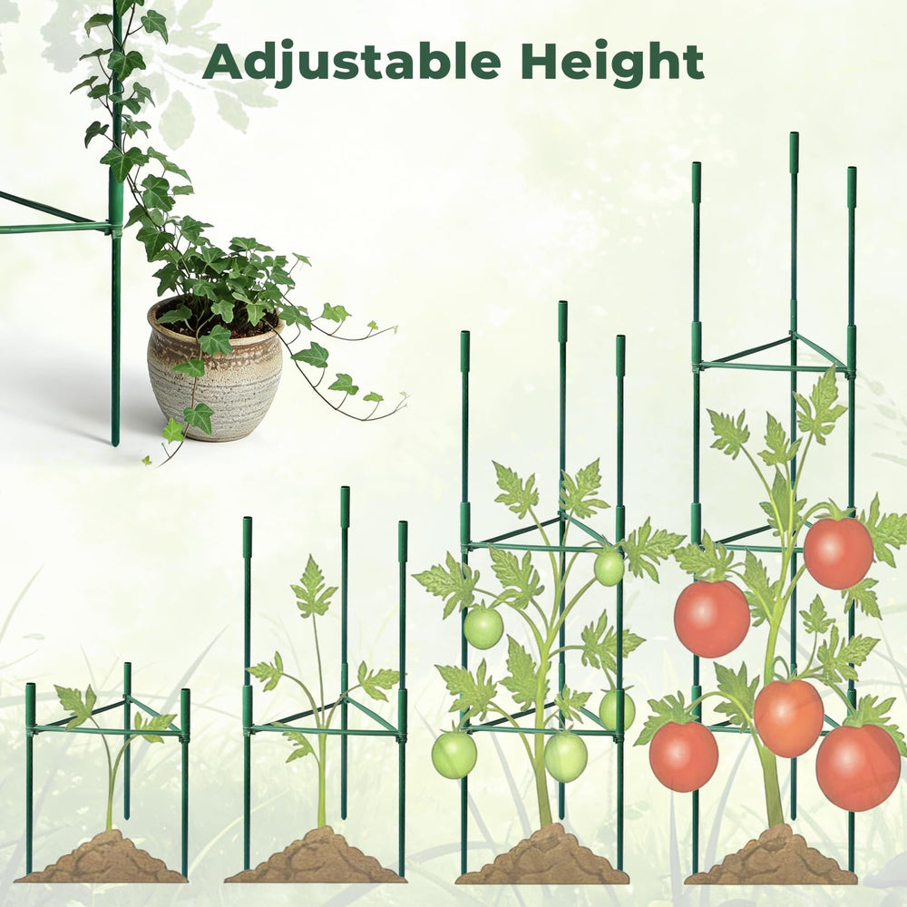 SDLDEER pointed stake inserted in soil for easy installation