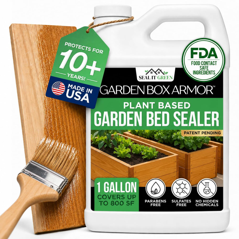 Seal It Green front label showing product and safe-for-food benefit