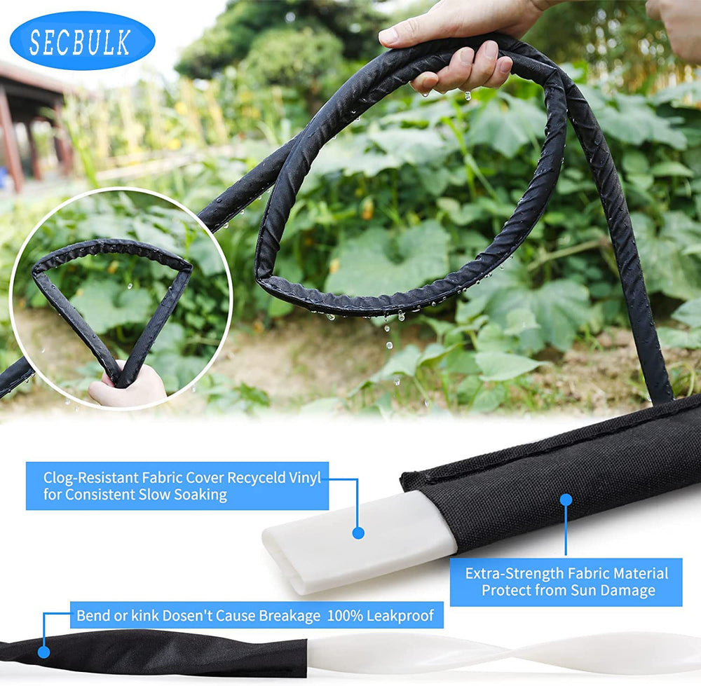 Secbulk hose rolled for compact storage showing simple seasonal put-away benefit