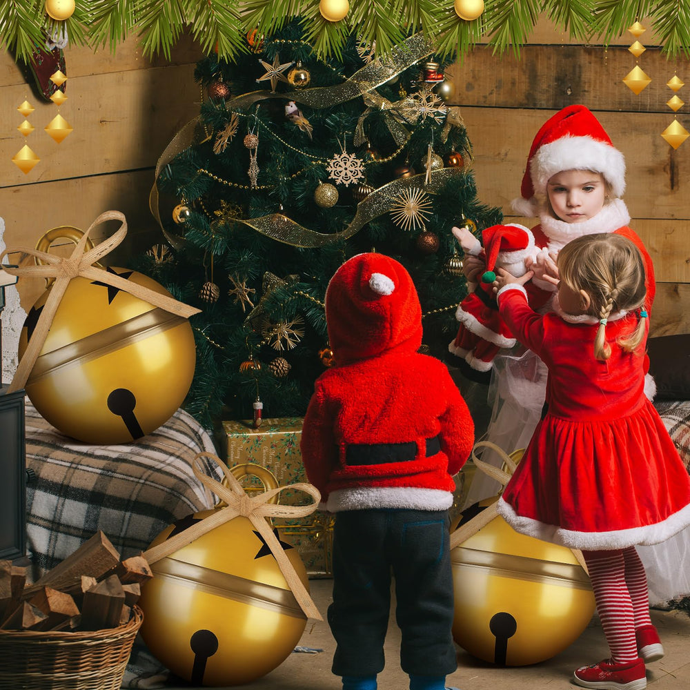 Seematn clustered bells on tree creating bold seasonal focal point