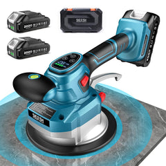 Seesii front view of tool showing suction cup and housing, ensuring stable tile placement