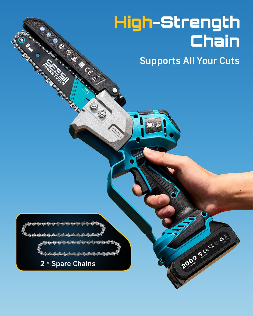 SEESII held in hand showing compact scale for maneuverability