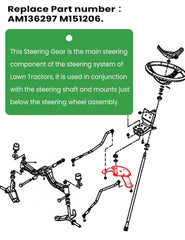 sevencow AM136297 installed under steering wheel restoring tight steering