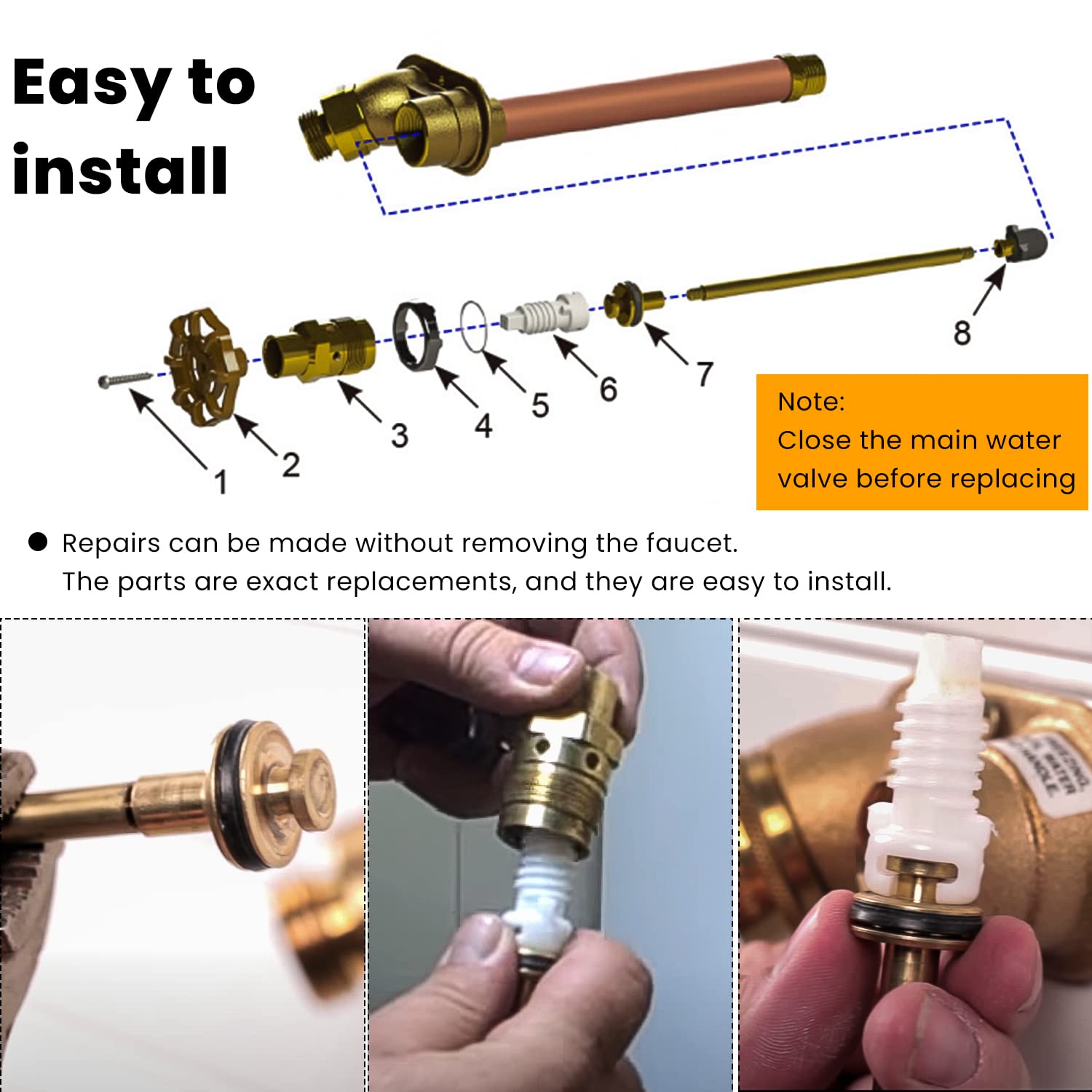 sevencow drain valve assembly detail improving drainage and freeze protection