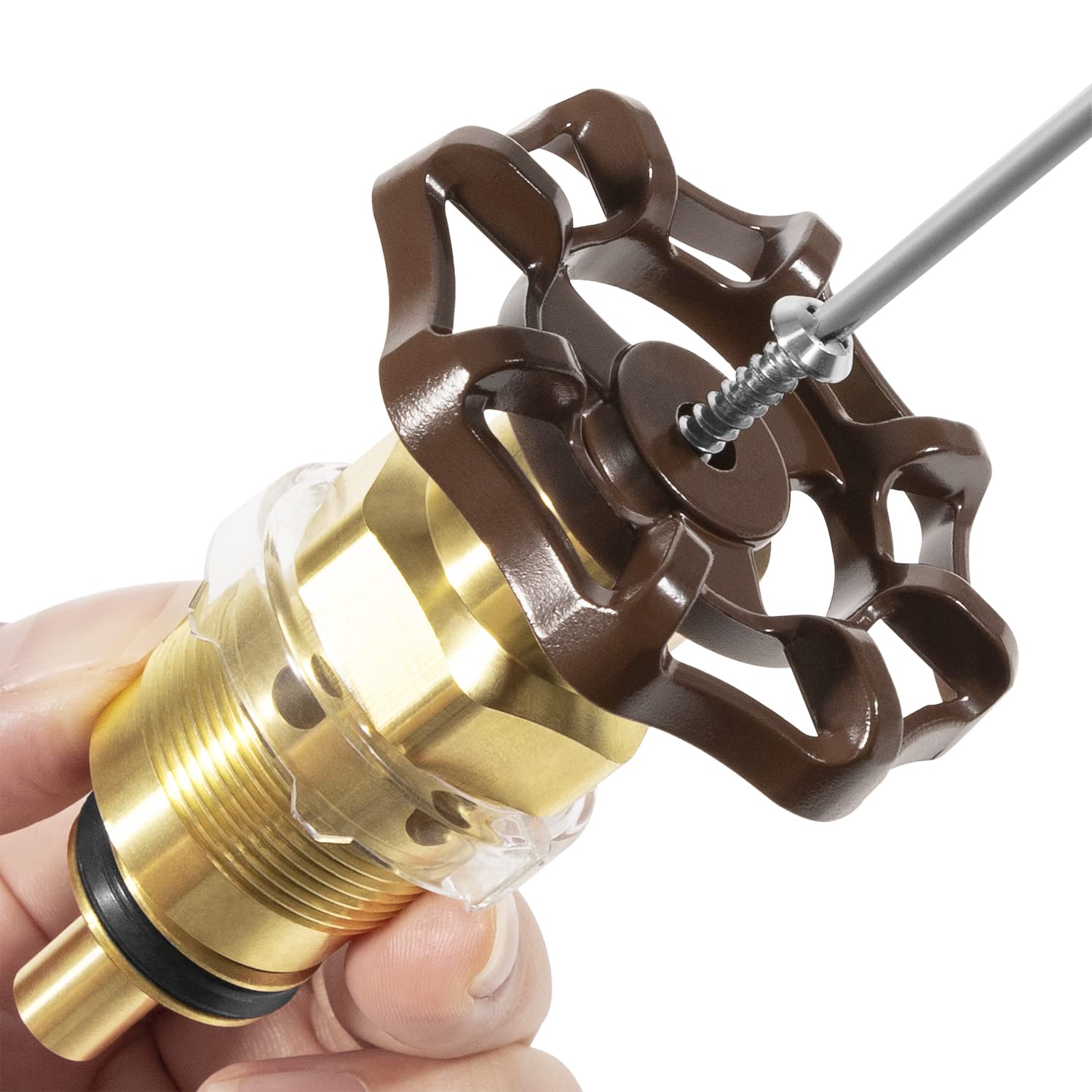 sevencow metal wheel handle replacement offering durable turn action