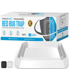 SHIELDFLEX front packaging showing four TruGuard XL traps for clear monitoring benefit