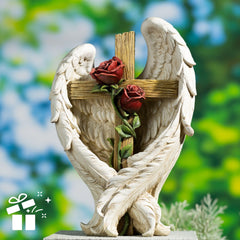 ShineOnAngel detailed view of cross highlighting craftsmanship benefit: clear faith symbol