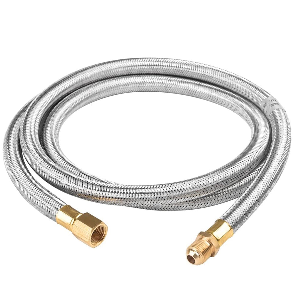 SHINESTAR front view of hose assembly showing full length and fittings for reliable connection
