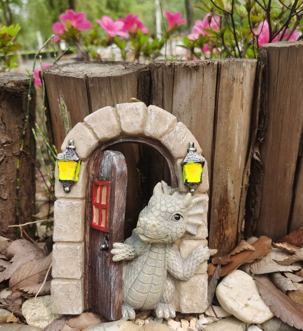 SHOWFEICAT dragon night glow softly illuminated after dark for ambient accent lighting