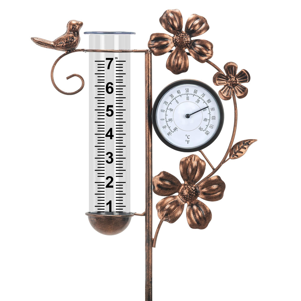 shumi front view with bird finial showing decorative weather gauge benefit