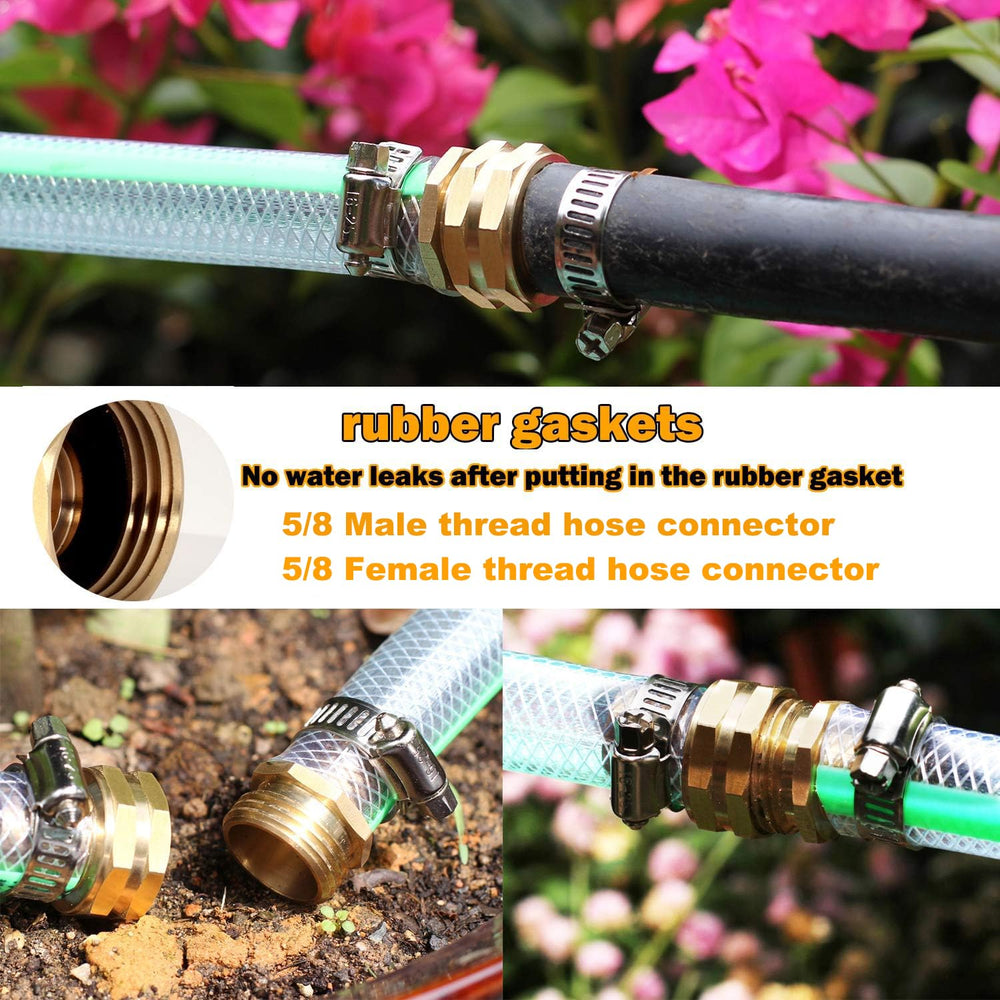 SIGURANTA kit in use while repairing a garden hose demonstrating fast on-site fix benefit