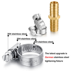 SIGURANTA close-up of double barbs revealing secure hose grip and leak prevention