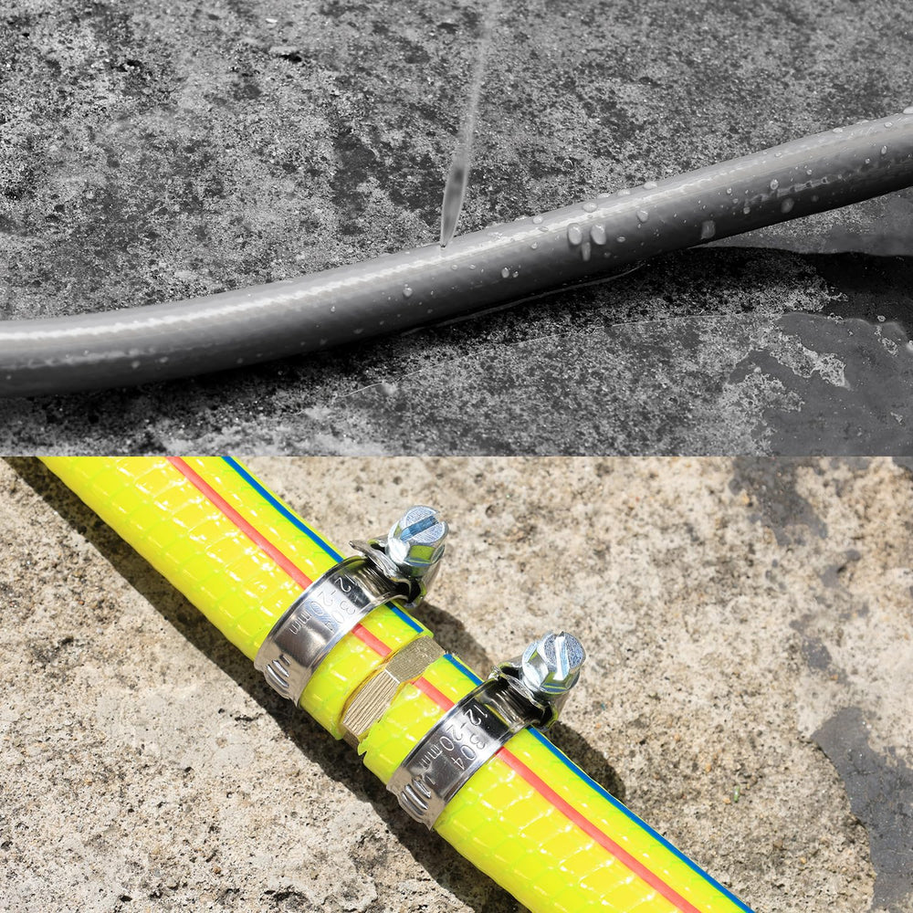 SIGURANTA mender next to ruler showing compact size and easy installation