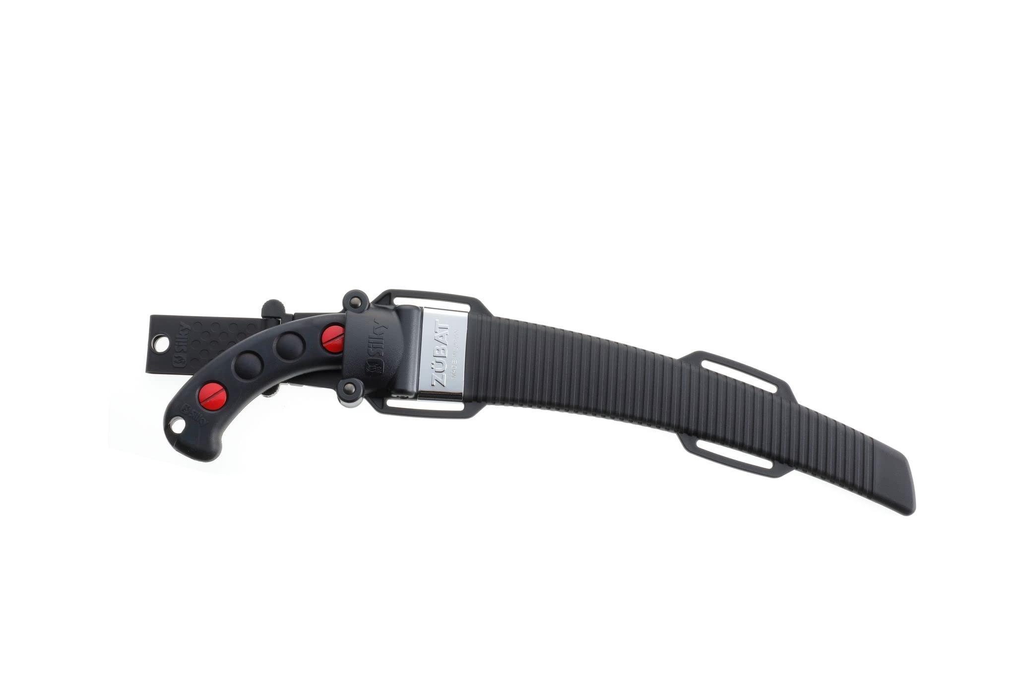 Silky ZUBAT blade next to ruler showing 330mm length and scale