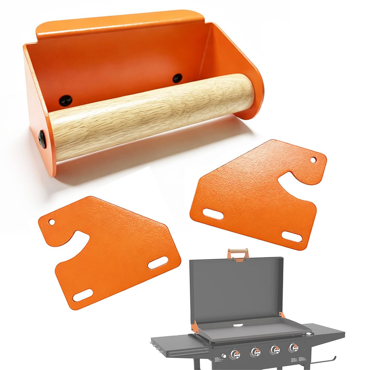 Silroera front view of hinged lid showing secure attachment and convenience