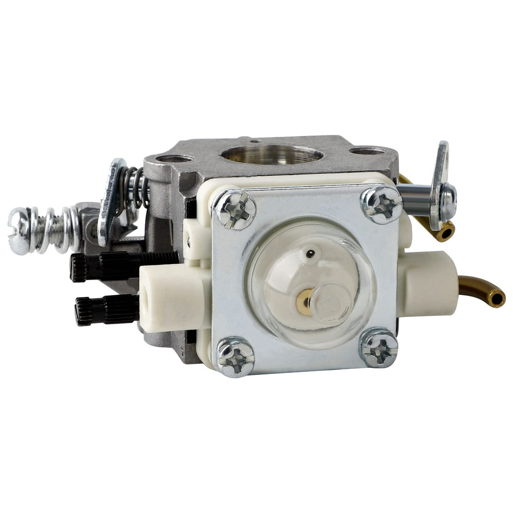 SIMPERAC carburetor installed on Echo blower illustrating straightforward swap
