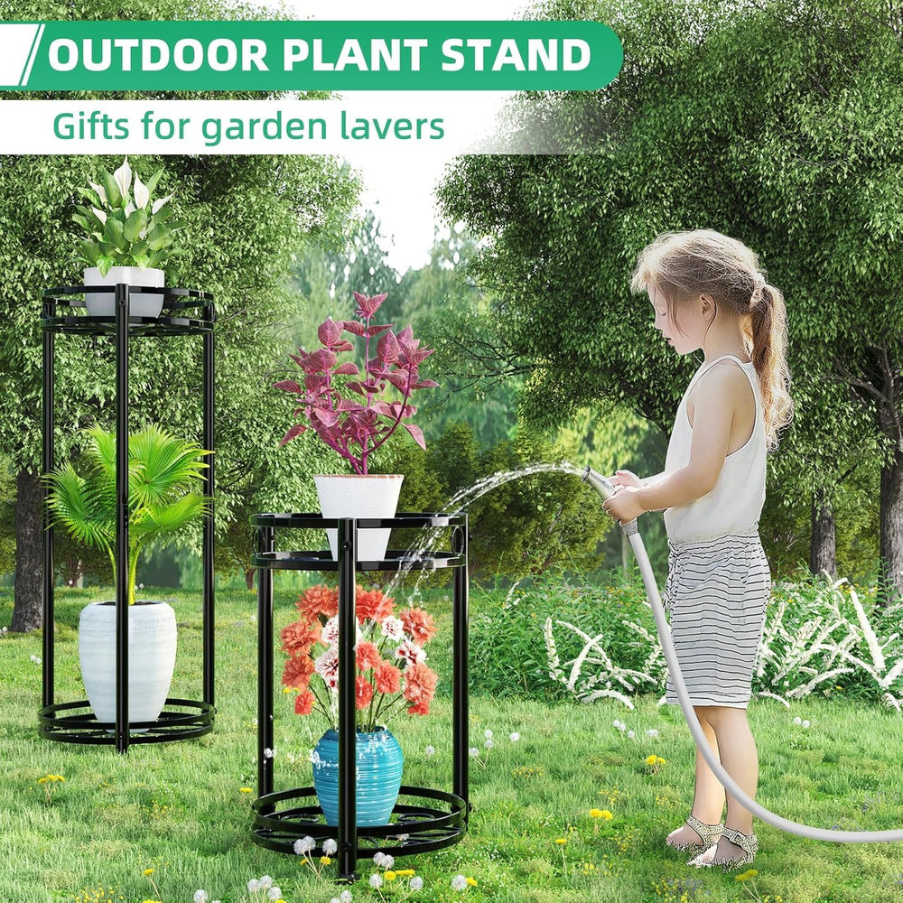 Simple Trending plant stand holding pots to show sturdy heavy-pot support benefit