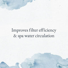 Sirona clarifier pouring into spa water demonstrating easy application