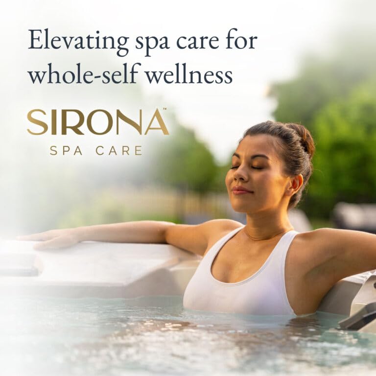 Sirona clarifier next to measuring cup illustrating 32 oz concentrate