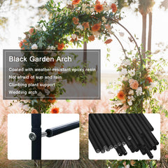 Skypatio close-up of black epoxy coating highlighting rust protection benefit