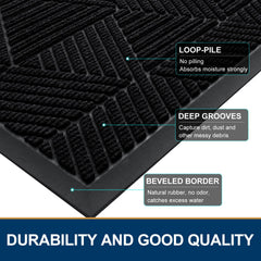 Smiry doormat in use at a porch keeping entryway cleaner
