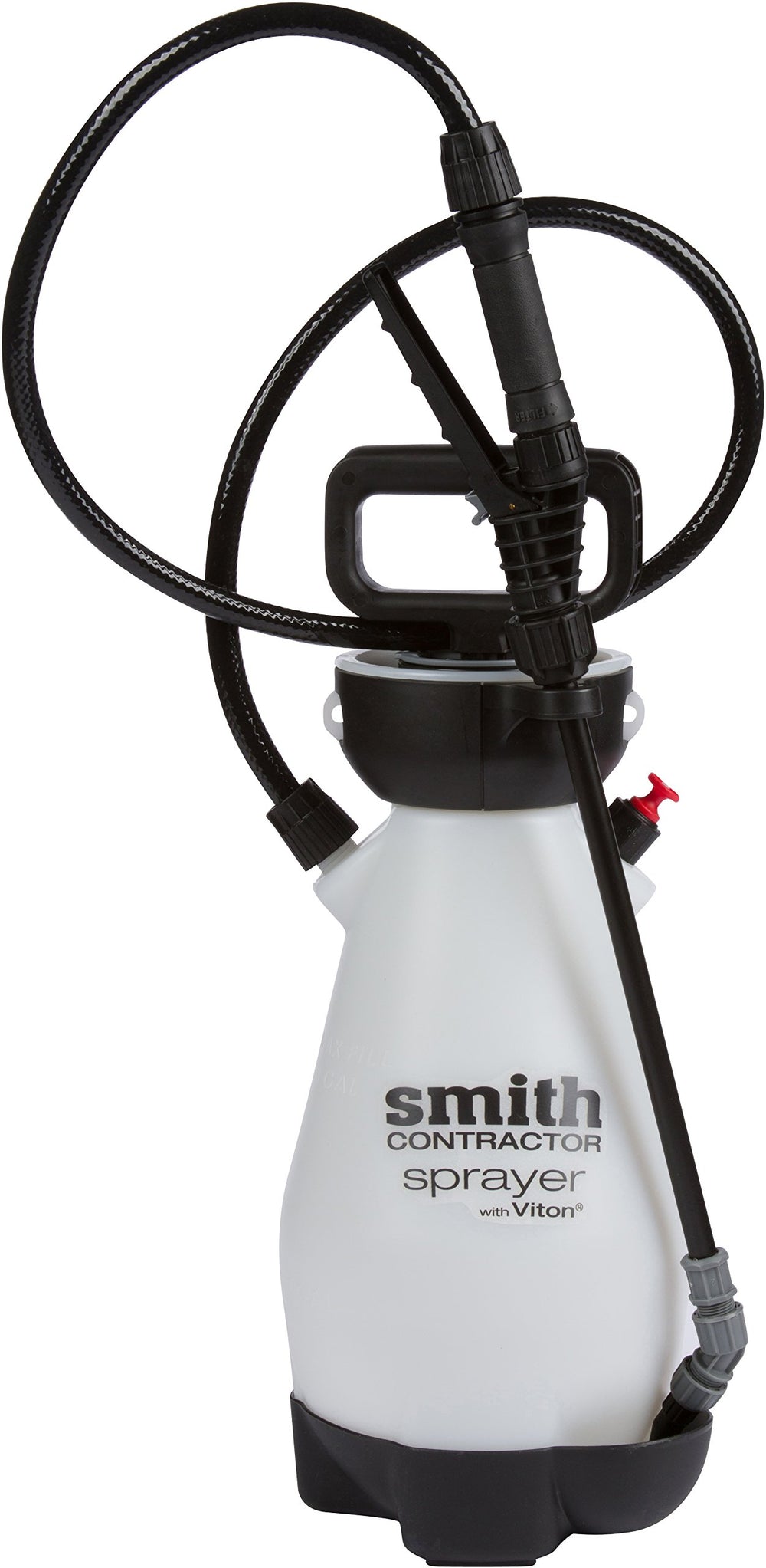 Smith Performance Sprayers front view showing tank and handle for durable portability