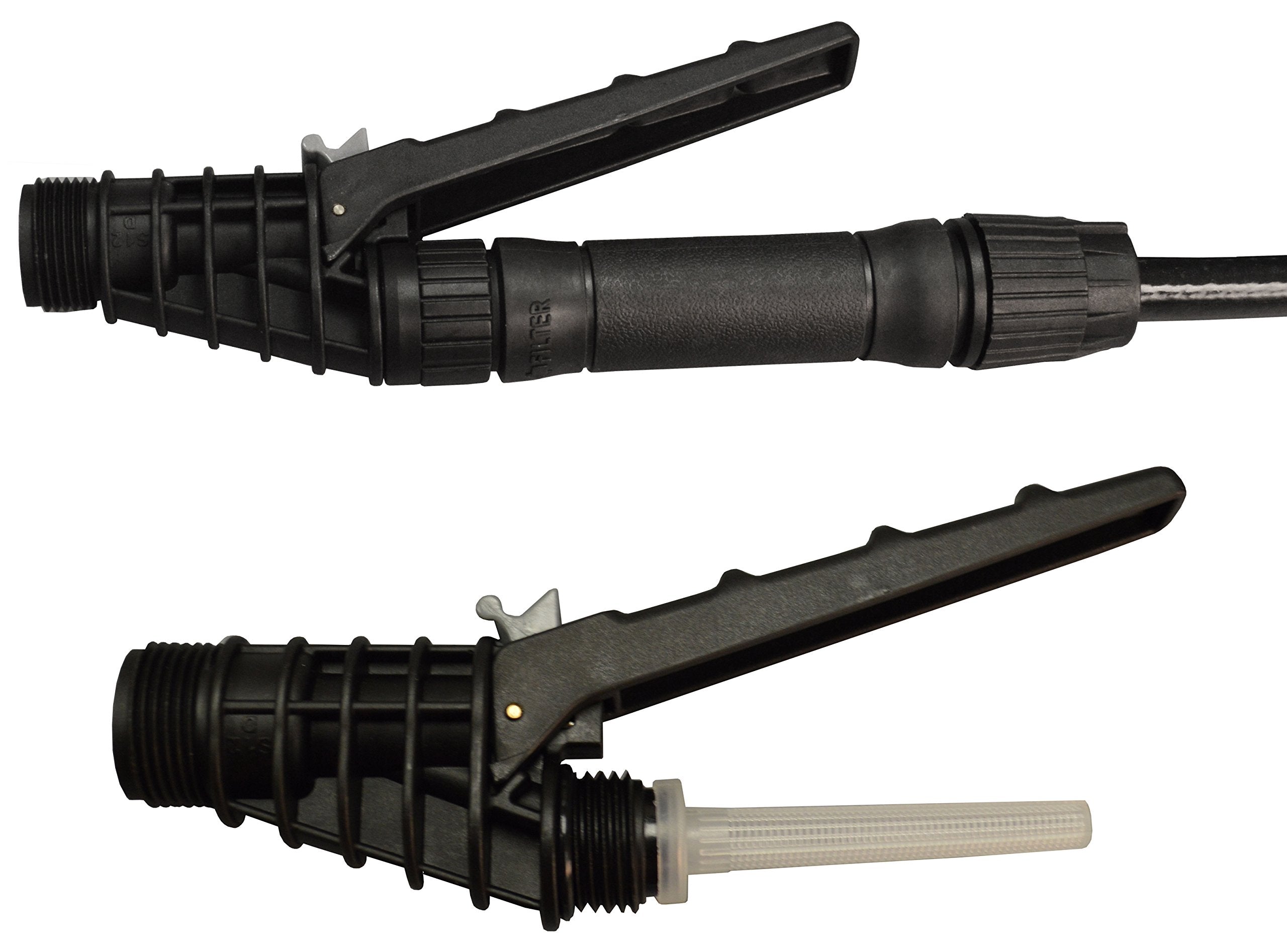 Smith Performance Sprayers wand and lockable shut-off close-up for reduced hand fatigue