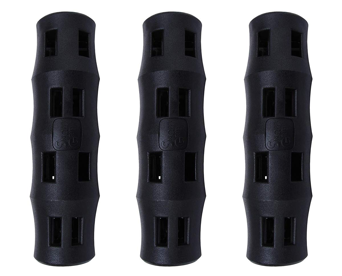Snappy Grip front packaging showing three black ergonomic handles and pack benefits