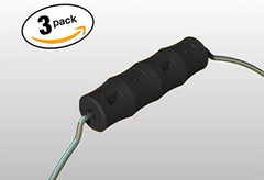Snappy Grip threaded on rope and twine showing versatile attachment options
