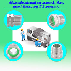 SNUTUYA package contents with silicone washers and thread tape for immediate sealing