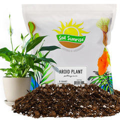 Soil Sunrise front packaging showing 8-quart mix and brand benefits