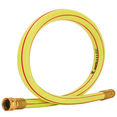 Solution4Patio front view of short 3ft leader hose showing compact size and fittings