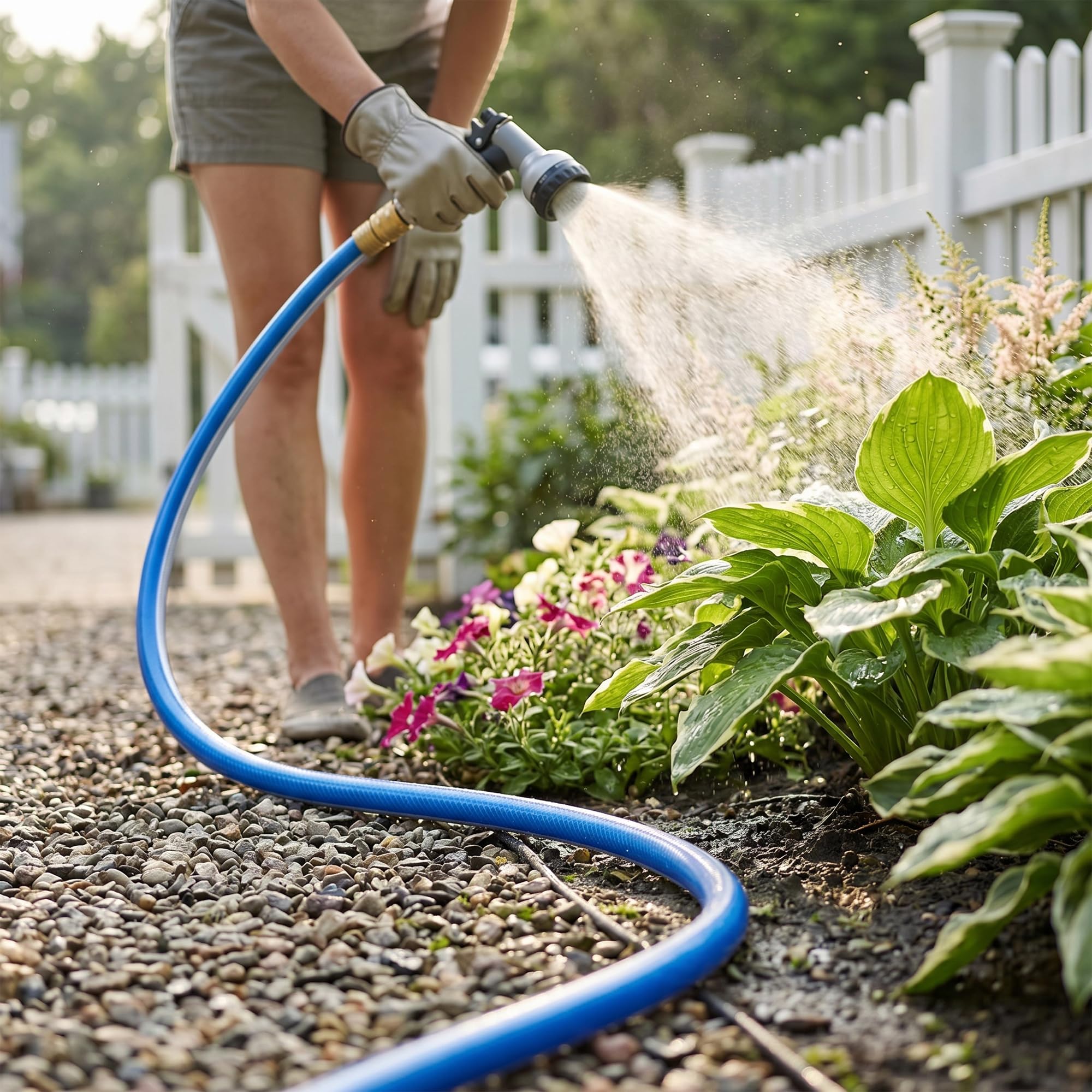 Solution4Patio lifestyle shot of garden watering setup illustrating practical use