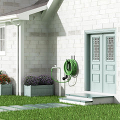 songsoso four hooks holding coiled hoses demonstrating organized outdoor storage
