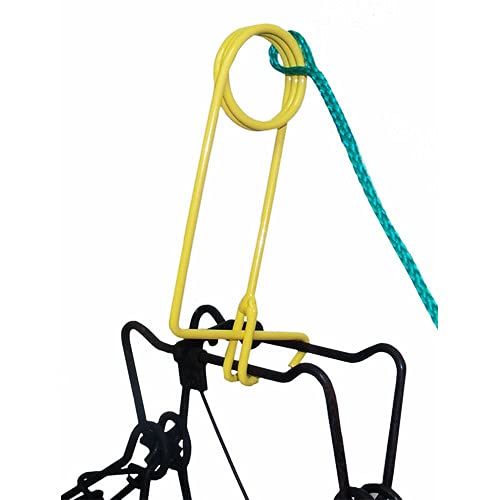 Southern Snares safety pin mounted on trap jaws showing hand protection benefit