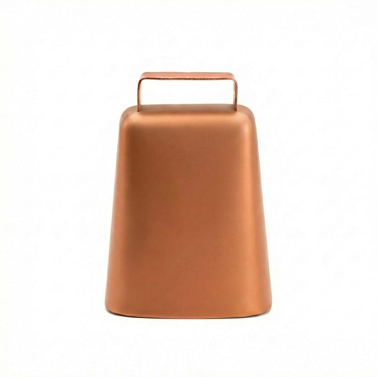 Southwestern Equine front view of bell showing shape and durable copper finish for easy identification